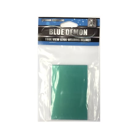 Blue Demon TRUE VIEW 6700 WELDING HOOD, INTERIOR COVER LENS SET, 5 PACK BDWH-TRUEVIEW-6700-IL